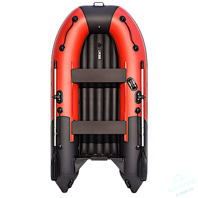 Лодка ПВХ Мастер Лодок Ривьера Компакт 3200НДНД "Комби" Красный / Чёрный