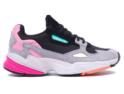 Adidas falcon top black red