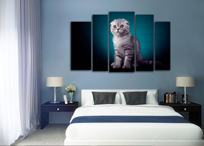 Модульная картина "Позирует"