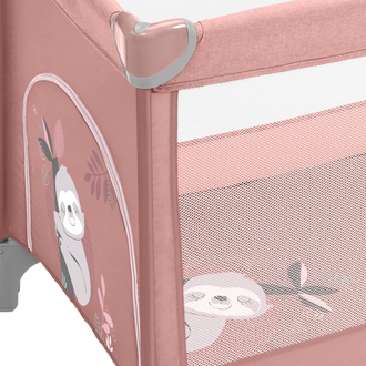 Манеж-кровать Baby Design Simple 2019 08 Pink