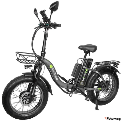 Электровелосипед Syccyba H2 DUAL серый