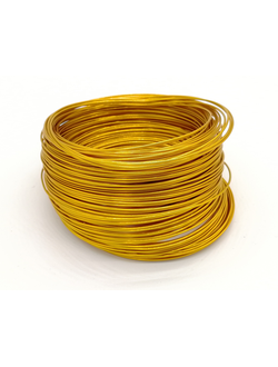 Проволока алюминиевая, 1 мм 10 м,  цвет золото
