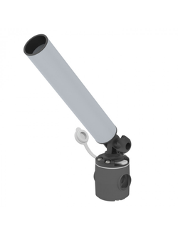 Держатель спиннинга торцевой на леер быстросъемный, алюминий TM 030640T