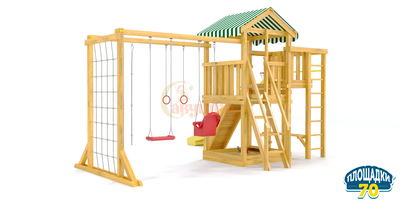 Детская площадка Савушка Мастер 4 Plus (горка 3 метра)