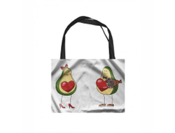 Сумка-шоппер горизонтальная #14 на День влюблённых, 14 февраля