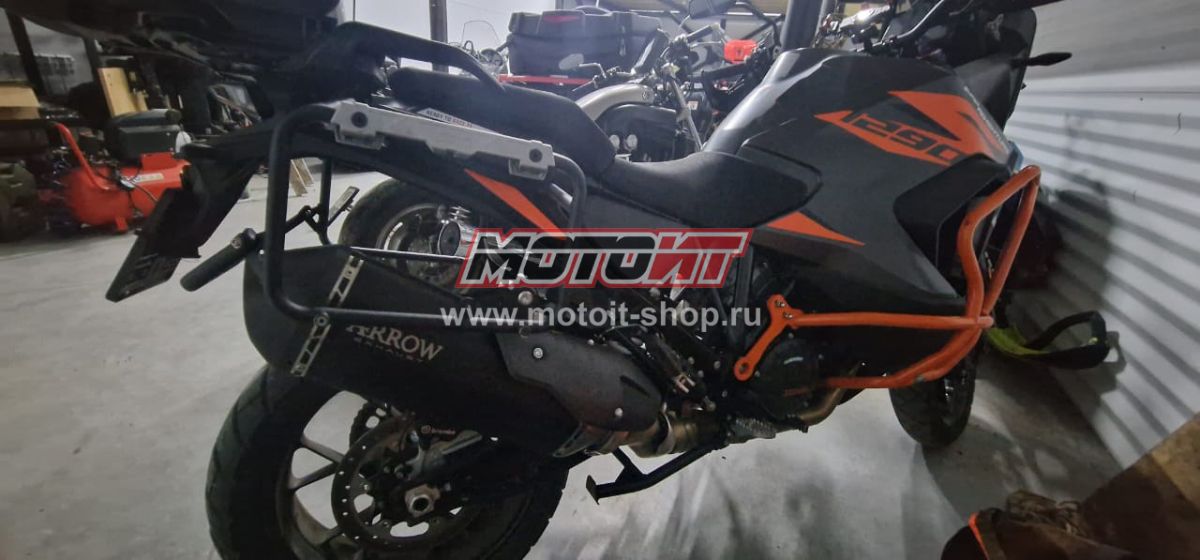 Arrow Sonora в черном титане для KTM 1290 Super Adventure S 2021 2022 2023 72001SKN