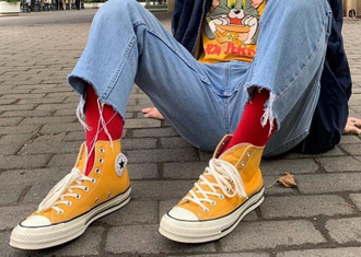 Converse all star 70 yellow top