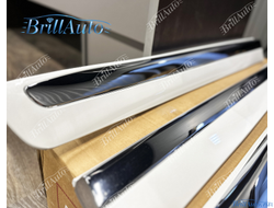 Молдинги Lexus LX 570 белые с хромом 2007-2015