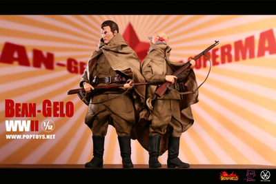 Красноармеец-крестьянин Виктор - Коллекционная ФИГУРКА 1/12 Bean Gelo Series The peasant class soldier Victor (BGS018) - POPTOYS