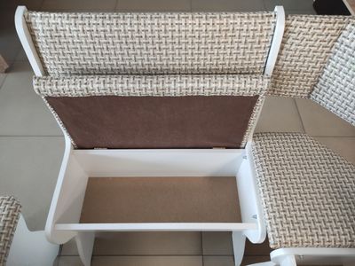 Кухонный уголок "Березка эконом белый new " (БР)