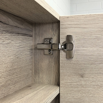 Тумба-умывальник "Марио-60" дуб дымчатый с раковиной "Quadro 60"