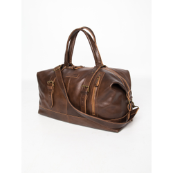 Кожаная дорожная сумка Campora Premium sienna (арт. 
4019-63)