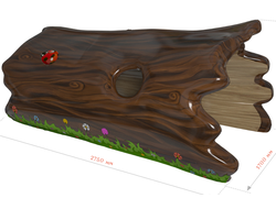 Мягкий игровой элемент «Бревно»