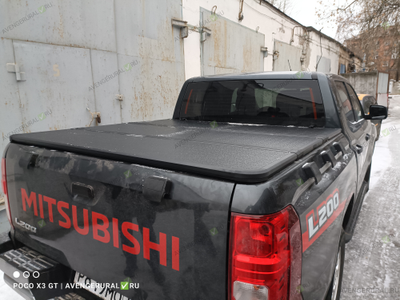Жёсткая 3-секционная крышка на Mitsubishi L200 2024+