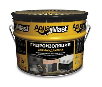 Купить МАСТИКУ БИТУМНУЮ  AQUAMAST ДЛЯ ФУНДАМЕНТА, 3 КГ в Ангарске, Иркутске, Усолье-Сибирском .