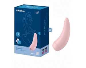 001852 ВАКУУМНЫЙ МАССАЖЕР С ВИБРАЦИЕЙ SATISFYER CURVY 2 PLUS PINK