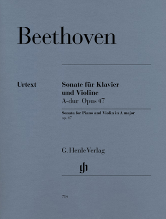 Beethoven. Sonate A-dur op.47 für Violine und Klavier (Kreutzer-Sonata)