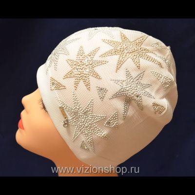 Шапка со звездами купить летнюю шапку белую