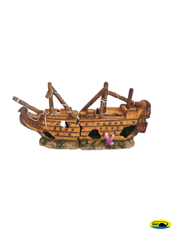 028 WS-PR Галера затонувшая 25*6,5*12,5