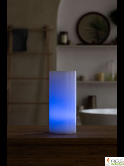 Гладкий парафиновый плафон для LED свечей - 9,2*20см