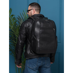 Кожаный рюкзак Vicoforte black (арт. 3099-01)