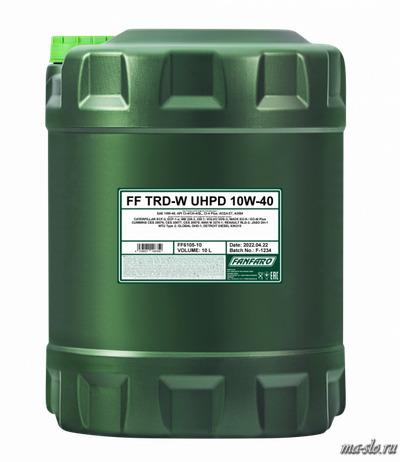 МОТОРНОЕ МАСЛО FANFARO TRD W 10W-40 10L MA-SLO.RU