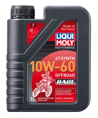 Масло моторное Liqui Moly Motorbike 4T Synth 10W-60 Offroad Race (Cинтетическое) - 1 Л (3053)