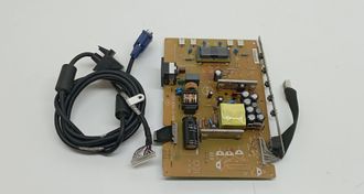 Плата блока питания + плата кнопок + кабель VGA  для монитора NEC 73V (комиссионный товар)