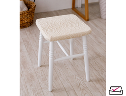 Чехол на табурет Жаккард Волна  Шампань (2 ШТУКИ). Россия