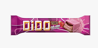 Вафельный батончик Ulker Dido со вкусом клубники, 37 гр