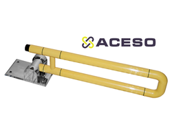 Поручень откидной с антибактериальным покрытием,  пружинный Диаметр трубы 35 мм