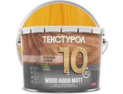 Антисептик лессирующий декоративный для дерева ТЕКСТУРОЛ Wood Aqua Matt Сосна 10 л