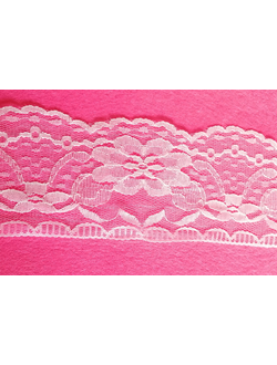 Кружевная тесьма , 82 мм, арт. 306