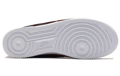 Nike air force 1 womens red and black online