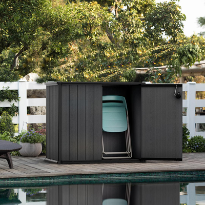 Ящик-шкаф Кортина Белла 1000 л серый