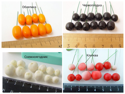 Набор молдов "Ягоды"