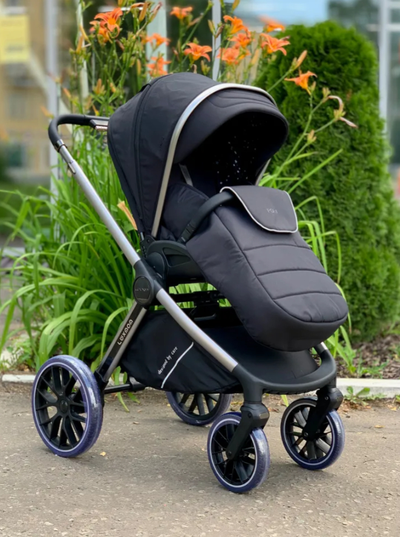 Детская коляска 3 в 1 Luxmom 811X Черный