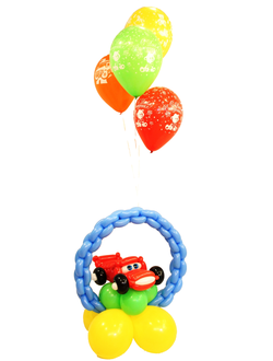 №28  Букет " Тачка мини "