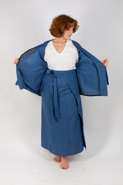 Костюм кимоно с юбкой "Центр Души"