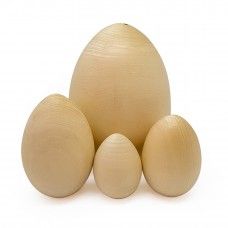 Яйцо деревянное, липа, высота-10 см