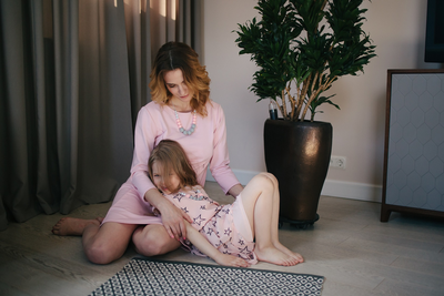 Марбле серые мама+дочка