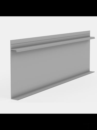 Плинтус скрытого монтажа PRO DESIGN Universal 235 анодированный