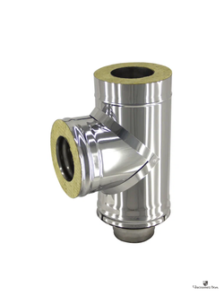 Тройник-сэндвич 90° нерж/нерж