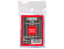 Протекторы "Card-Pro" Japanese CCG Perfect Fit 60x87 мм. для ККИ (100 шт.)