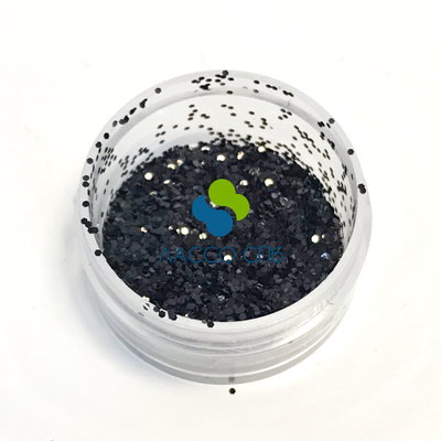 Черные блестки 0,6 мм "Джо Блэк" 1 кг