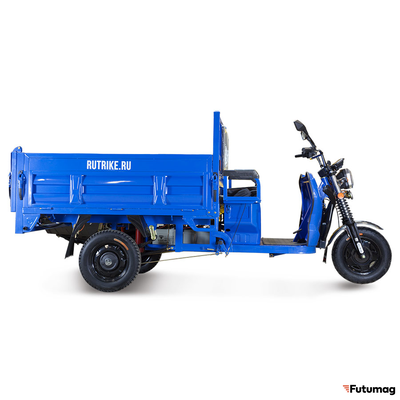 Грузовой электротрицикл Rutrike D5 1700 темно-синий