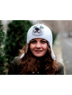 Шапка вязаная Байкальская нерпа