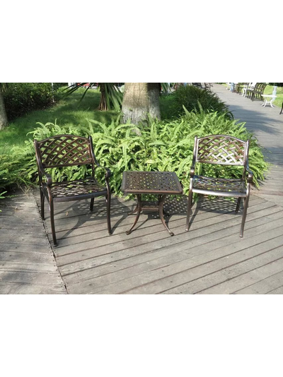 Кофейный столик Paris из литого алюминия