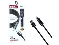 Кабель USB MRM MR87i Lightning 1000mm (Black)  10pcs