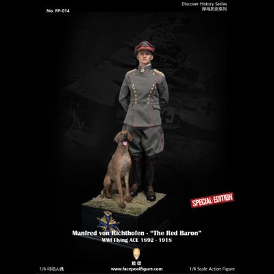 Манфред фон Рихтгофен, Красный Барон - Коллекционная фигурка 1/6 scale Manfred von Richthofen The Red Baron Special Edition (FP014B) - Facepoolfigure